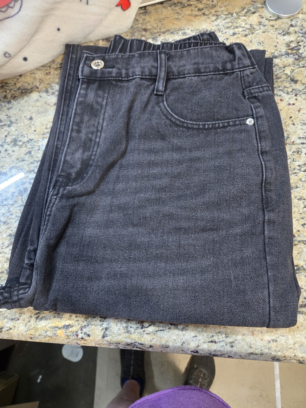 Source Unknown Men's Black Relaxed Jeans